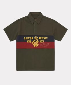 Corteiz 18th RTW Polo Shirt Olive