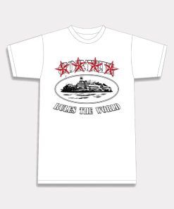 Corteiz 4 Starz Alcatraz T-Shirt White