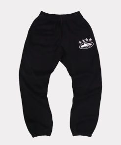 Corteiz 4Starz Alcatraz Joggers Black