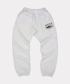Corteiz 4Starz Alcatraz Joggers White