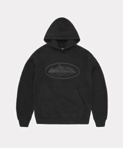 Corteiz Alcatraz 2025 Hoodie Triple Black