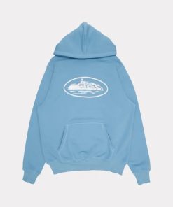 Corteiz Alcatraz Hoodie Blue