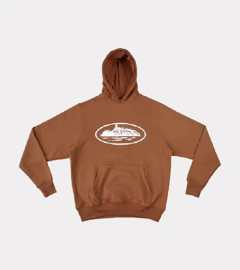 Corteiz Alcatraz Hoodie in Hazel