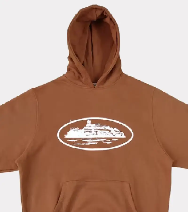 Corteiz Alcatraz Hoodie in Hazel