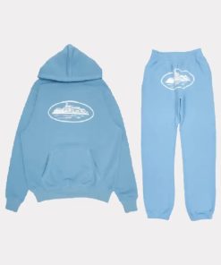 Corteiz Alcatraz Tracksuit Baby Blau