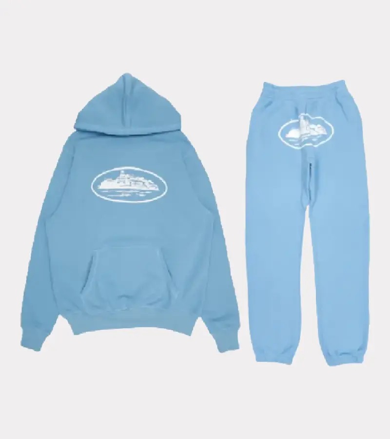Corteiz Alcatraz Tracksuit Baby Blau