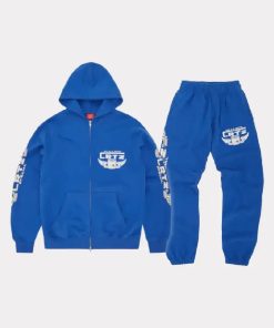 Corteiz Gasolina Tracksuit Royal Blue