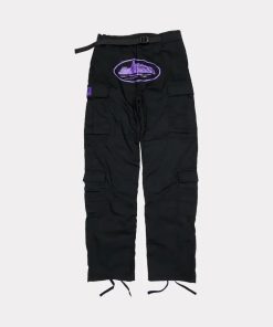 Corteiz Purp Guerillaz Cargos Black/Purple