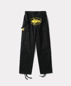 Corteiz Purp Guerillaz Cargos Black Yellow