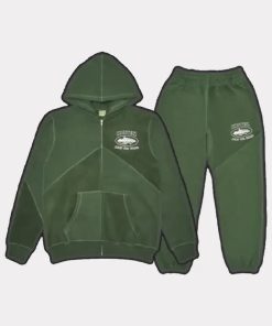 Corteiz Superior V2 Tracksuit Forest Green